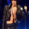 George Michael 2026 MTV Video Music Awards Los Angeles Black Biker Leather Jacket front view