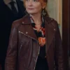 Get Now Marble Hall Murders Susan Ryeland Biker Style Leather Jacket Sale