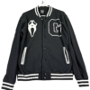 Ghost Face Black Letterman Jacket For Sale