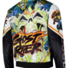 Ghost Rider Chalk Line Fanimation Black Satin Jacket