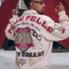 Grab Pelle Pelle 48 Years Anniversary Off-White Bomber Leather Jacket back view