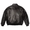 Grab Supreme x A.PRESSE Fall Winter 2026 Black Leather Jacket back view
