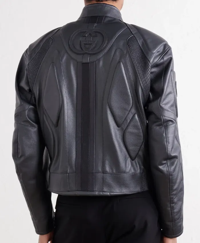 Gucci Primavera 2026 Runway Leather Moto Jacket Back