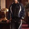 Gucci x Cristiano Ronaldo CR7 Black And Blue Polyester Tracksuit front view
