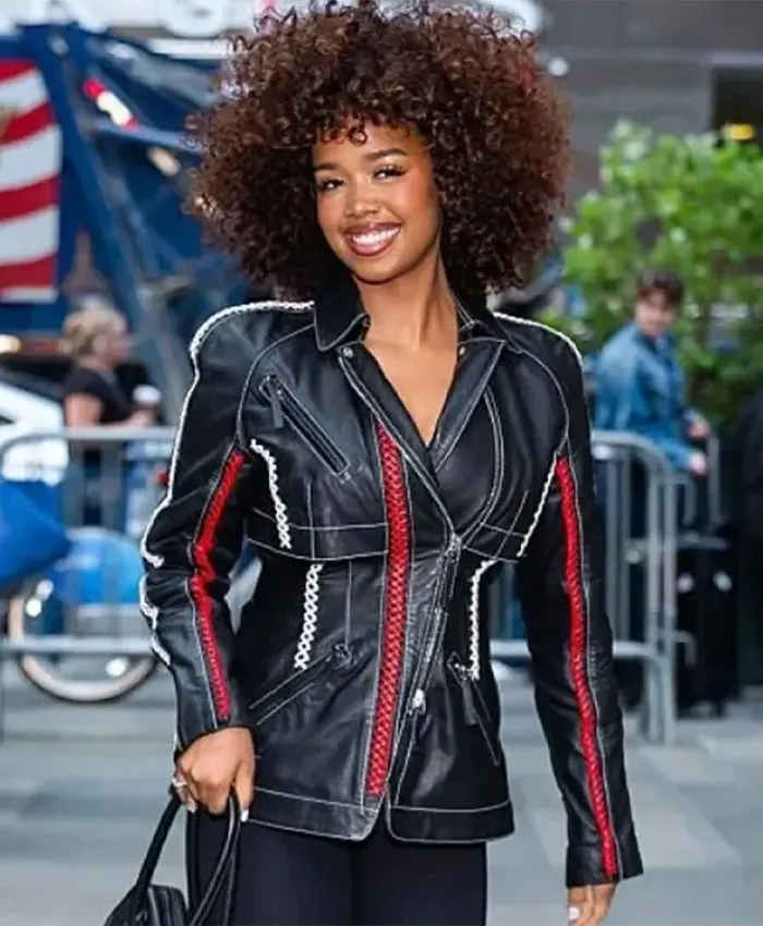 H.E.R. Altuzarra Leather Biker Jacket