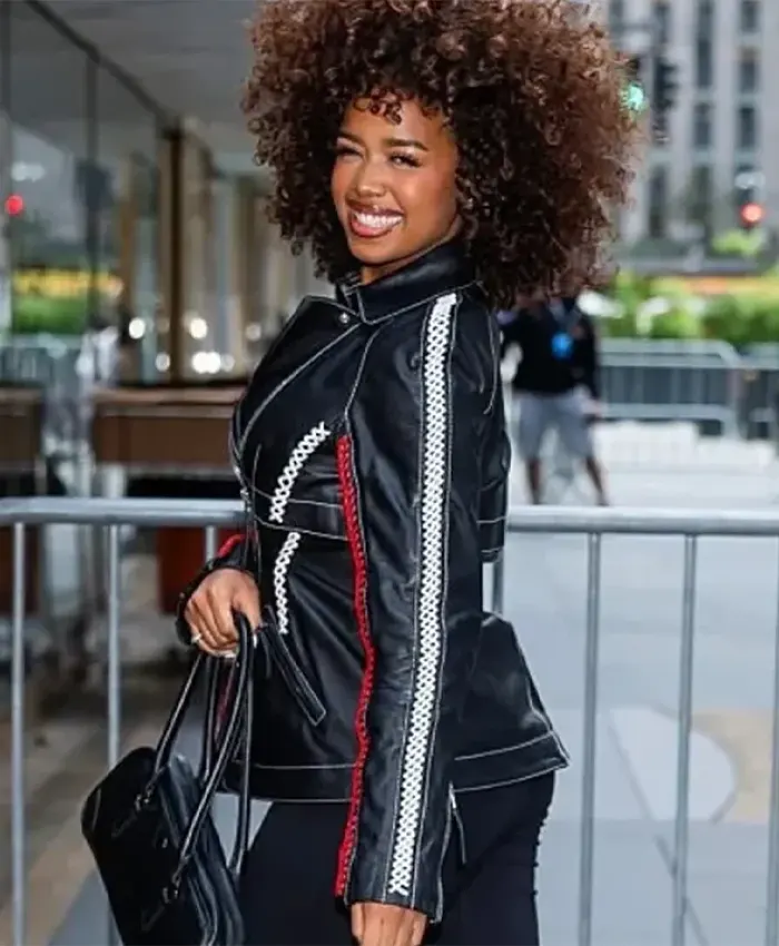 H.E.R. Leather Biker Jacket By Altuzarra