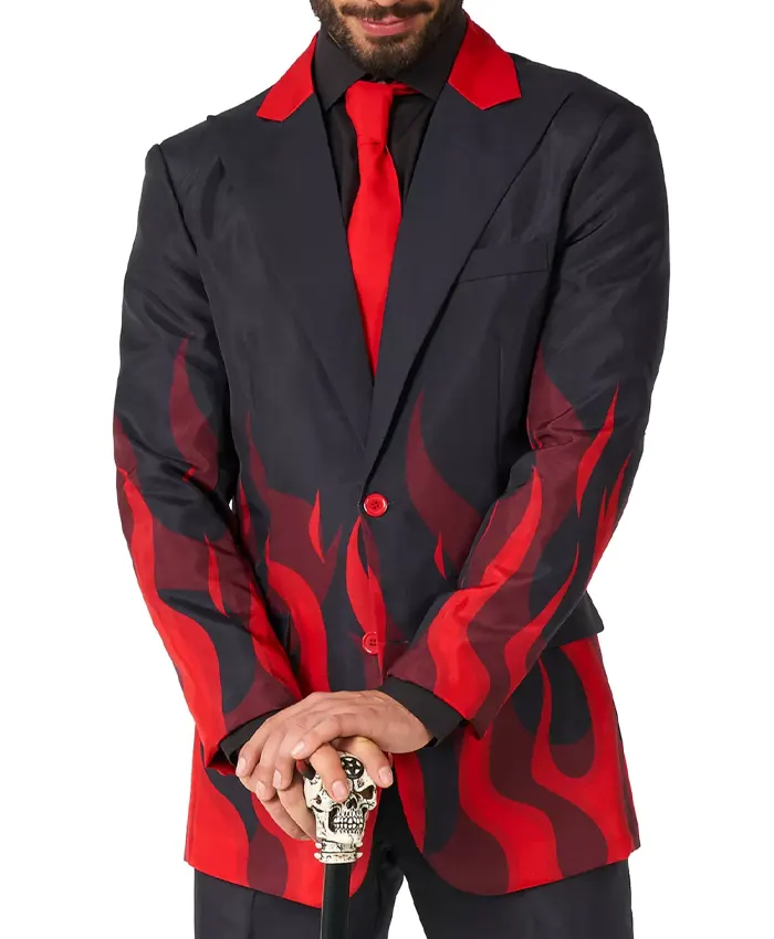 Halloween Devil Party Suit Blazer