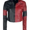 Halloween Harley Quinn Suicide Squad 2 Leather Jacket