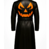Halloween Pumpkin Black Long Trench Coat