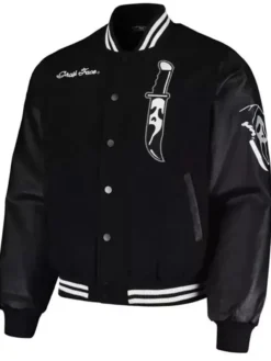 Halloween Slasher Icon Patches Bomber Varsity Jacket