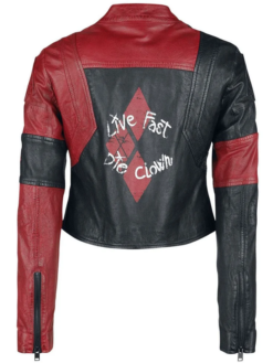Halloween The Suicide Squad Harley Quinn Leather Jacket