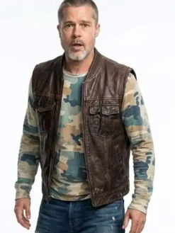 Heart-of-the-Beast-2026-Brad-Pitt-Brown-Vest