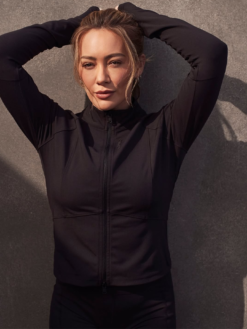 Hilary Duff Reebok Black Jacket Zip Up