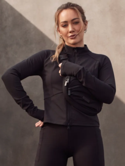 Hilary Duff Reebok Black Zip Jacket