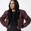 Honest-Renovations-S04-Lizzy-Mathis-Burgundy-Leather-Jacket