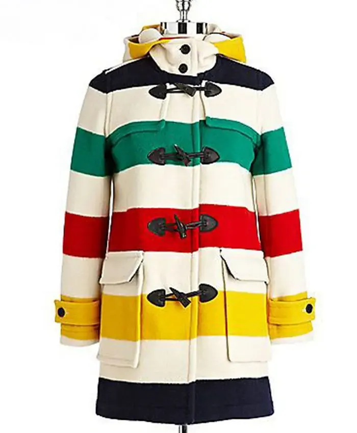 Hudson Bay Hooded Duffle Wool Coat
