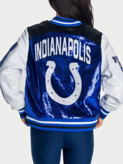 Indianapolis Colts Wild Collective Sequin Jacket