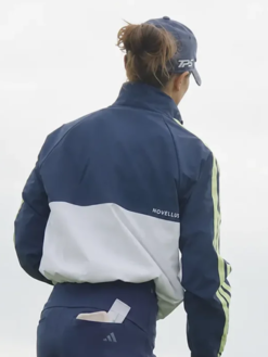 Irish-Open-Golf-Championship-2026-Annabel-Dimmock-Adidas-Beyond-The-Course-Colorblock-Twistweave-Jacket-Back