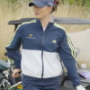 Irish-Open-Golf-Championship-2026-Annabel-Dimmock-Adidas-Beyond-The-Course-Colorblock-Twistweave-Jacket-Front