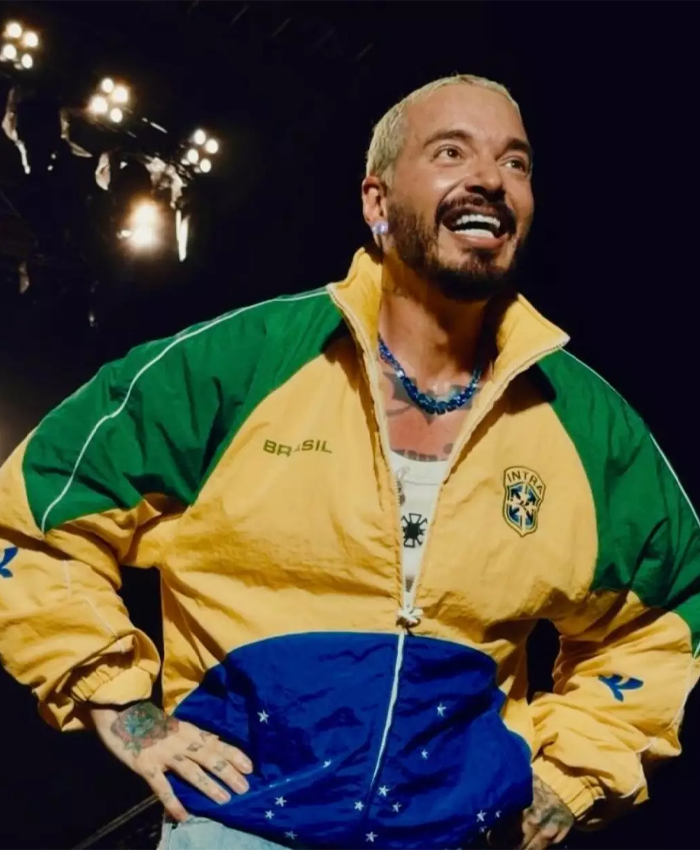 J Balvin Rock Show In Rio Intra x Brazil Nations Windbreaker Jacket