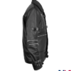 Jaafar Jackson Michael Black Leather Belted Jacket For Sale
