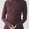 Jackie Tohn Nobody Wants This Esther Lululemon Burgundy Define Full Zip Jacket For Sale