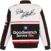 Jacksonville Jaguars Parker Washington Dale Earnhardt White And Black GM Goodwrench NASCAR Jacket back view