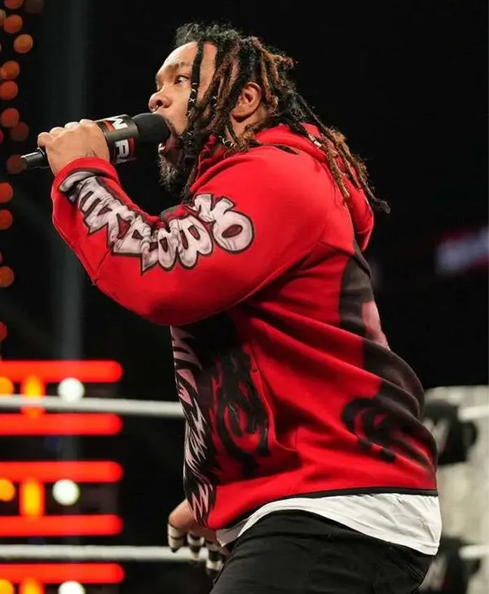 Jacob Fatu WWE RAW 2026 Red Wolf Jacket