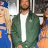 Jalen Brunson NBC Saturday Night Live Season 52 Premiere Cotton Green Workwear Jacket front view