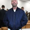 Jason Statham Burberry Fashion Show Blue Jacket