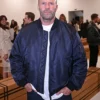 Jason Statham Burberry Fashion Show Bomber Jacket Blue
