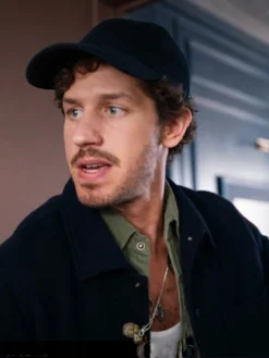 Jay Movie Masterplan 2026 Victor Belmondo Blue Wool Button-up Jacket