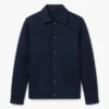 Jay Movie Masterplan 2026 Victor Belmondo Blue Wool Button-up Jacket Front