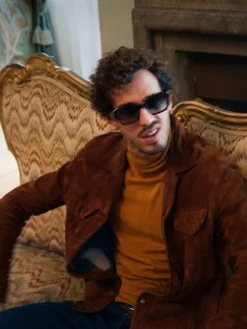 Jay Movie Masterplan 2026 Victor Belmondo Brown Corduroy Trucker Jacket Front