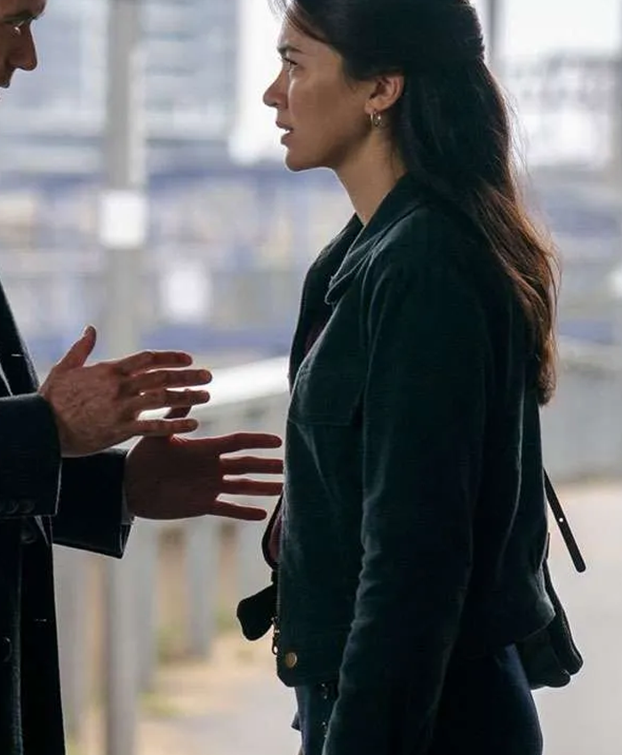 Jessica-Henwick-Silo-Tv-Series-S03-Helen-Drew-Grey-Corduroy-Jacket-Right