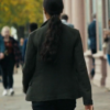 Joe-Lioness-Tv-Series-2026-Zoe-Saldana-Green-Cotton-Blazer-Back