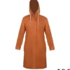 Joséphine Jobert Saint-Pierre Hooded Brown Coat