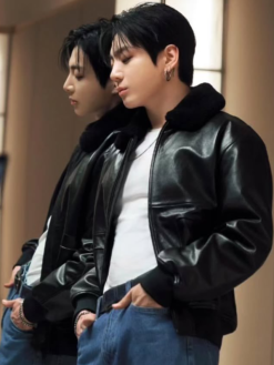 Jungkook Calvin Klein Fall 2026 Denim Campaign Black Jacket