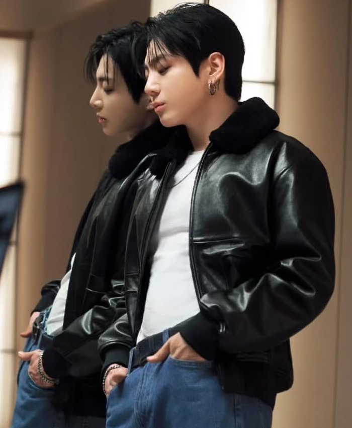 Jungkook Calvin Klein Fall 2026 Denim Campaign Black Jacket