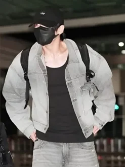 Jungkook-Incheon-International-Airport-Denim-Jacket
