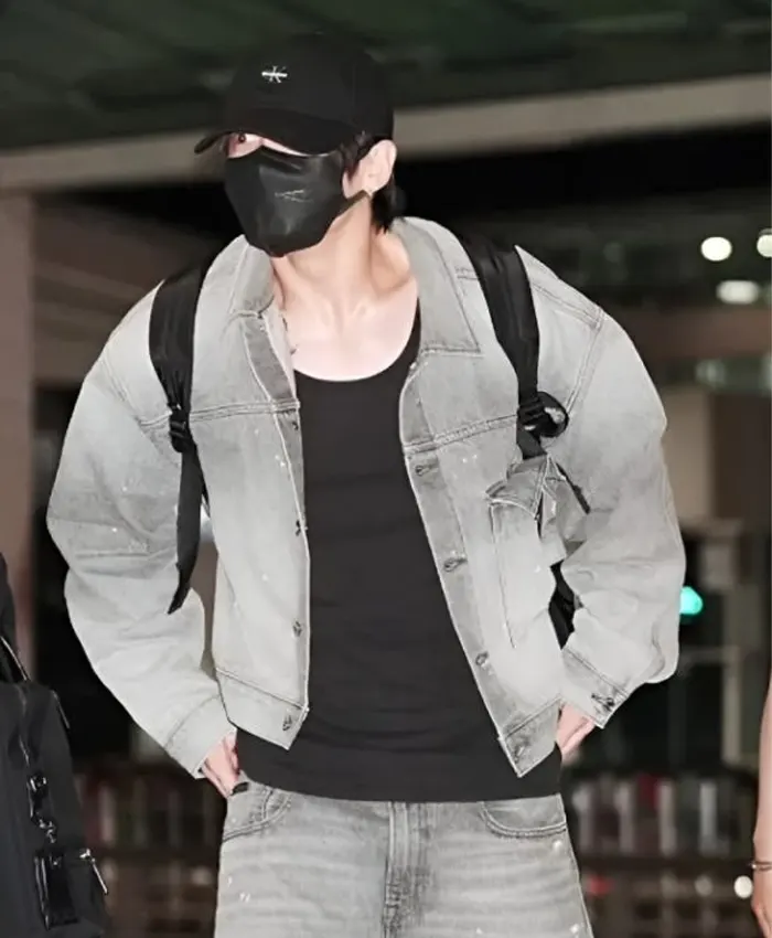 Jungkook-Incheon-International-Airport-Denim-Jacket