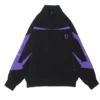 Kai Cenat Debut New York Fashion Week 2026 VIVET Black Fleece Track Jacket front view