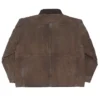 Kai Cenat VIVET Debut New York Fashion Week 2026 Brown Cotton Workwear Cargo Jacket back view