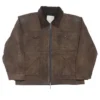 Kai Cenat VIVET Debut New York Fashion Week 2026 Brown Cotton Workwear Cargo Jacket front view