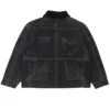 Kai Cenat VIVET Debut New York Fashion Week 2026 Cotton Workwear Blue Cargo Jacket back view