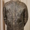 Kai Cenat VIVET Debut New York Fashion Week 2026 VIVET Zip-Up Vintage Brown Raglan Jacket back view