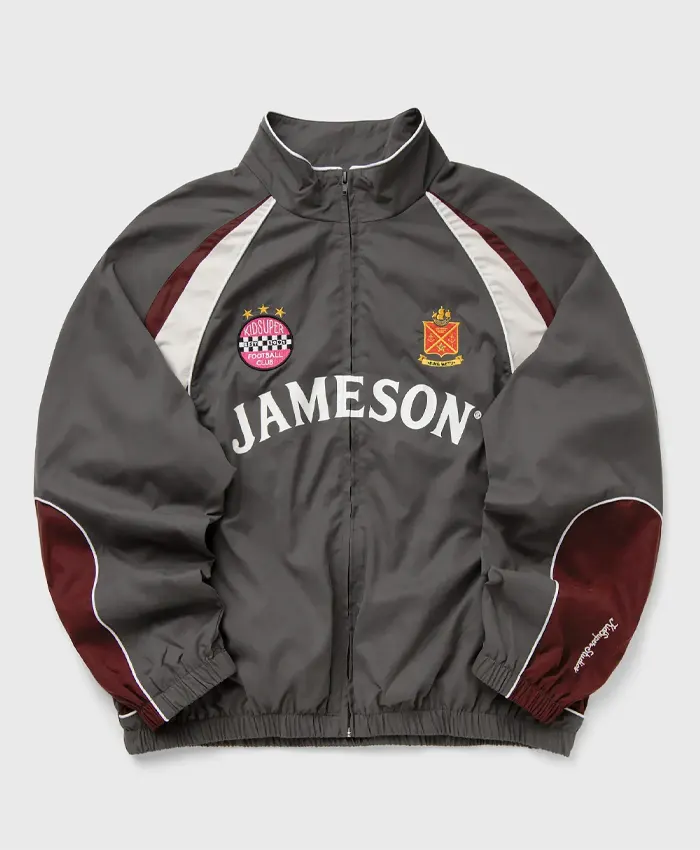 KidSuper x Jameson Track Jacket Charcoal