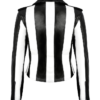 Killstar Beetlejuice Leather Biker Jacket Back