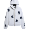 Kith New York Yankees 2026 Vintage Braxton Zip Hoodie