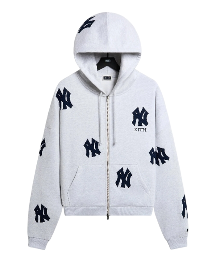Kith New York Yankees 2026 Vintage Braxton Zip Hoodie